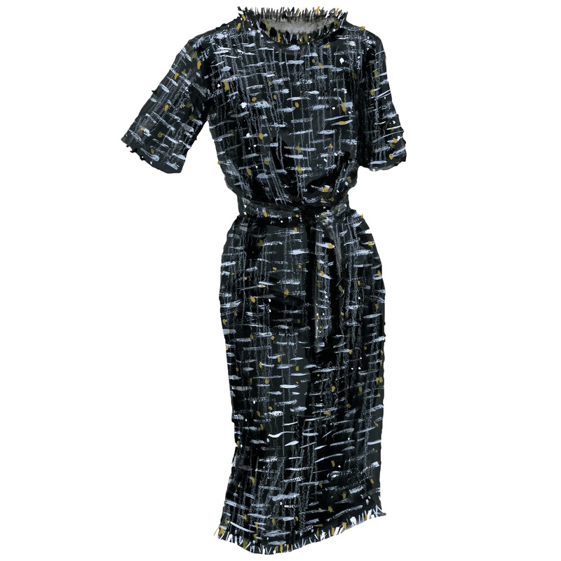 Claudia’s Tweed Shift Dress|Blue White|0|2|4|6|8|10|12|14|16|18|20|22