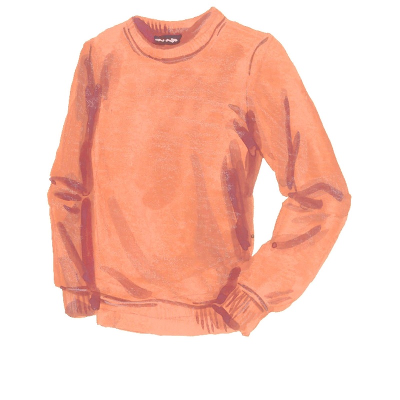 Hanging Out Crew|Apricot|X Small