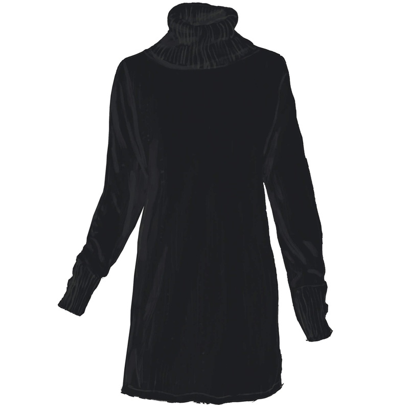 Oversized English Turtleneck|Black|Cream|XX Small|X Small|Small|Medium|Large|X Large|XX Large