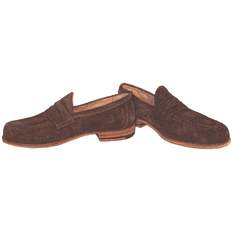 Aldwych Suede Penny Loafer|Snuff|6|6.5|7|7.5|8|8.5|9|9.5|10|10.5|11|12