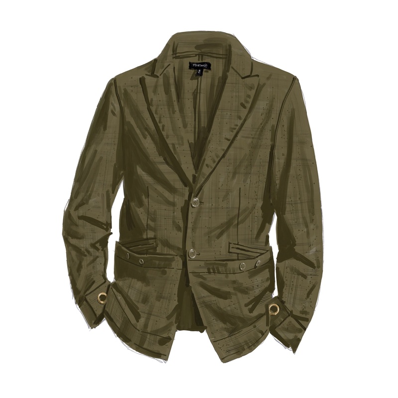 WWII Ammo Jacket|Olive Drab Green|38