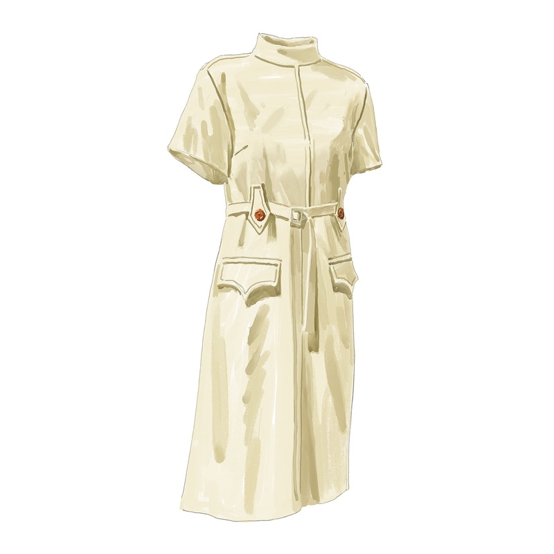 The 1963 Flapper Dress|Cream|X Small|Small|Medium|Large|X Large|XX Large