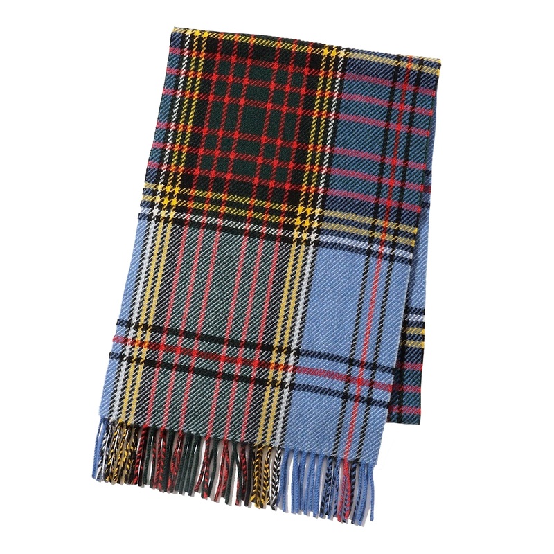 Vintage Cashmere Scarf|Sapphire|Navy|One Size