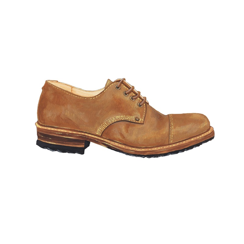 Bootlegger’s Cap-Toe Shoe|Tan Brown|41|42|43|44|45