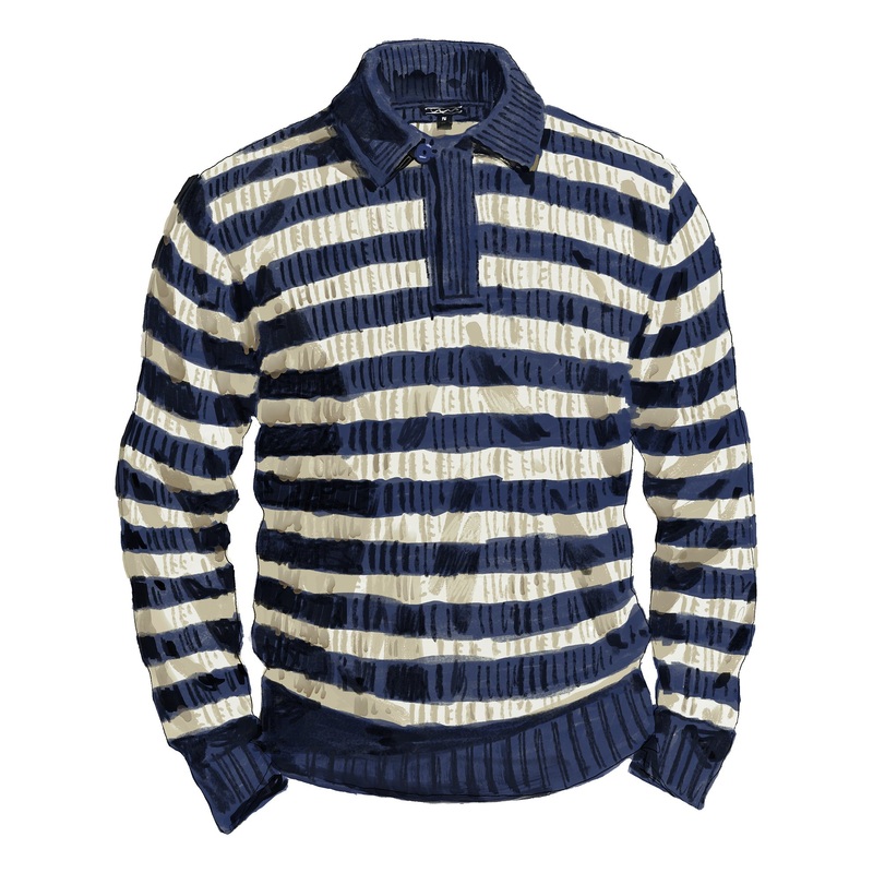 Breton Stripe Sailing Sweater|Navy Cream|X Small|Small|Medium|Large|X Large|XX Large