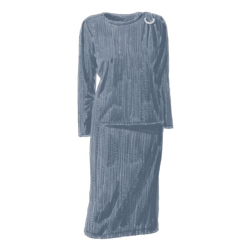 Buckle Cashmere Wool Sweater|Charcoal|Cherry|X-Small|Small|Medium|Large|X-Large|XX-Large
