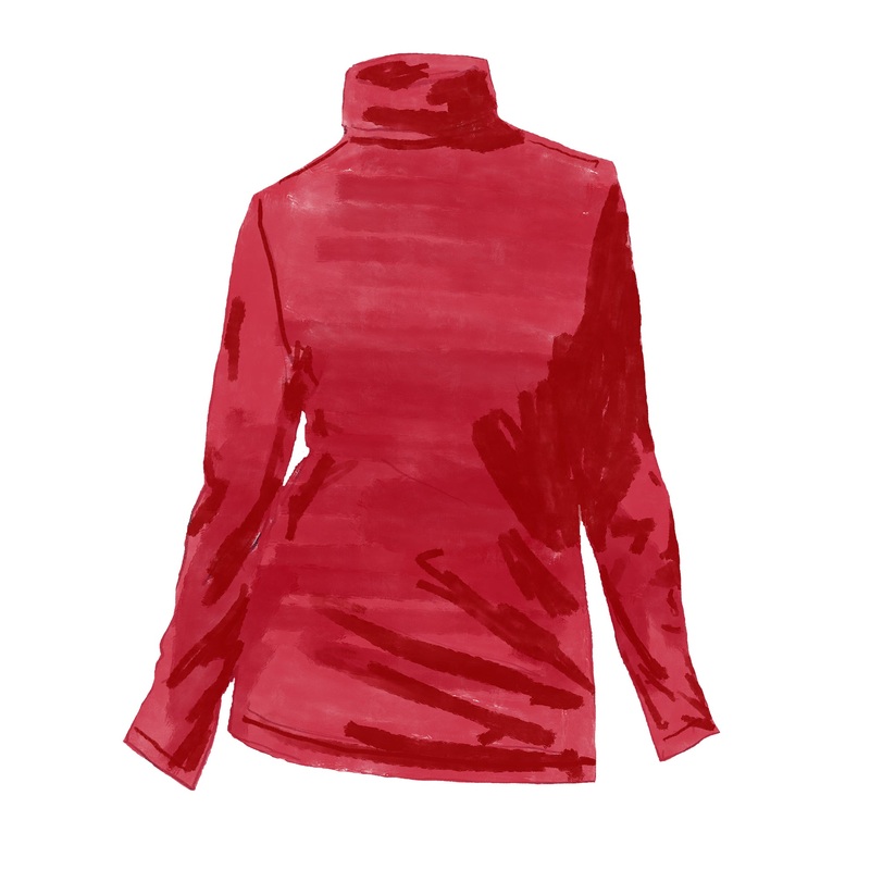 Cotton Jersey Turtleneck|Garnet|Heather Grey|Royal Blue|Forest Green|Black|X Small|Small|Medium|Large|X Large|XX Large