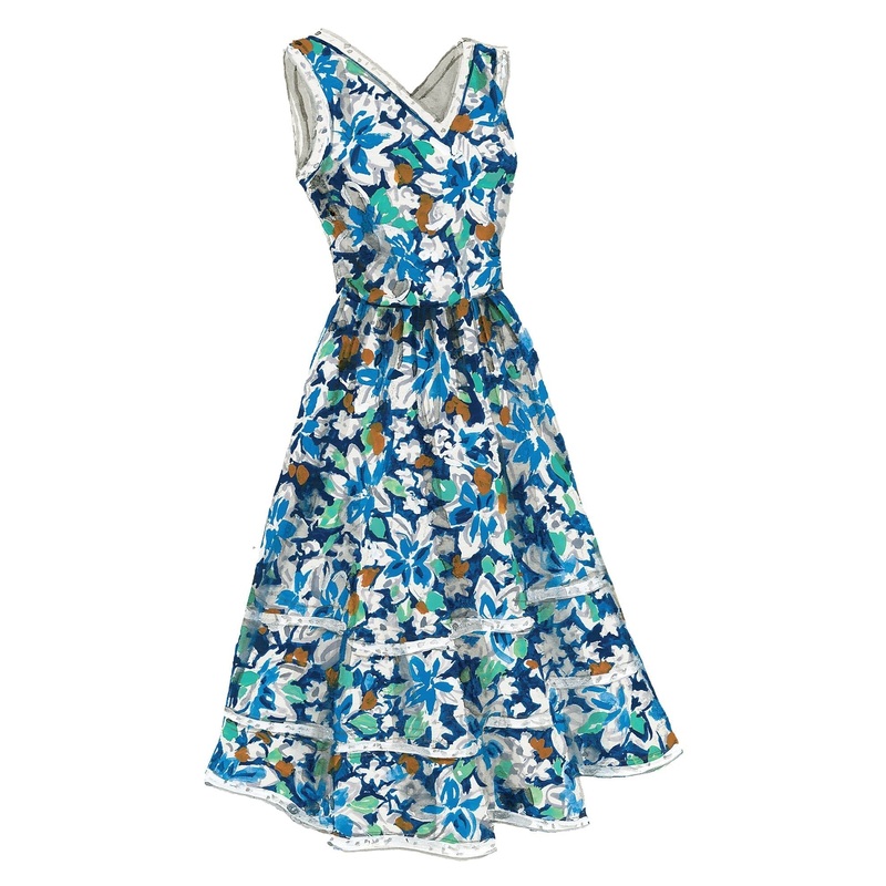The Derby Dress|Blue Floral|Pink Floral|0|2|4|6|8|10|12|14|16|18|20|22