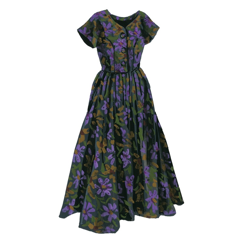 The Marguerite Dress|Navy Daisy|0|2|4|6|8|10|12|14|16|18|20|22