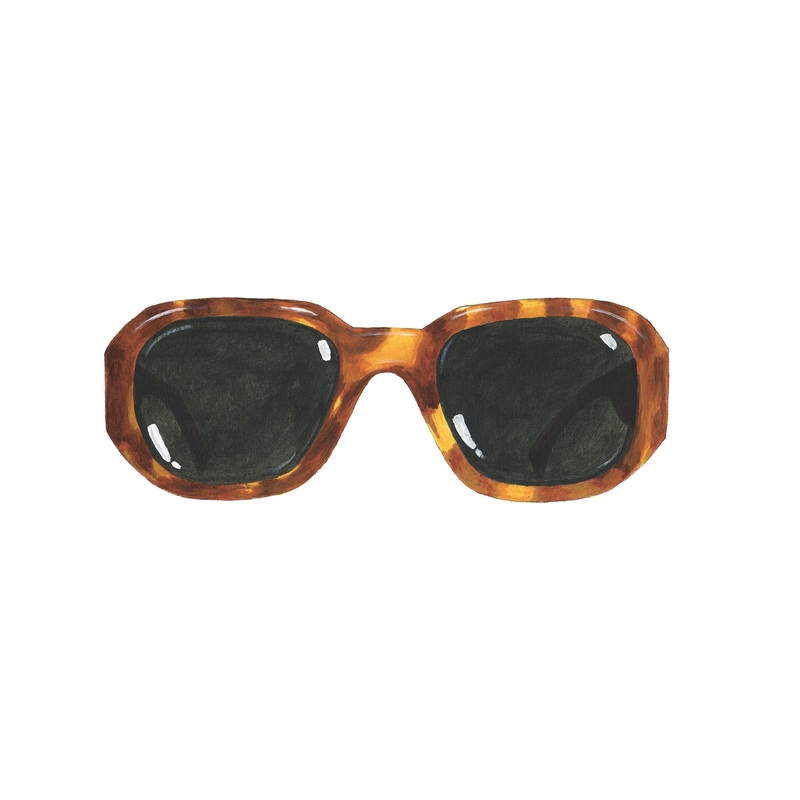 ’60s Retro Tortoise Sunglasses
