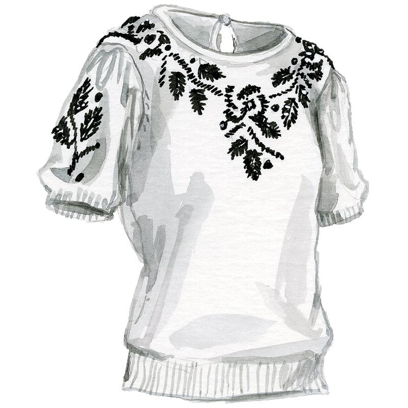 Embroidered Sweater|Cream Black|X Small|Small|Medium|Large|X Large|XX Large