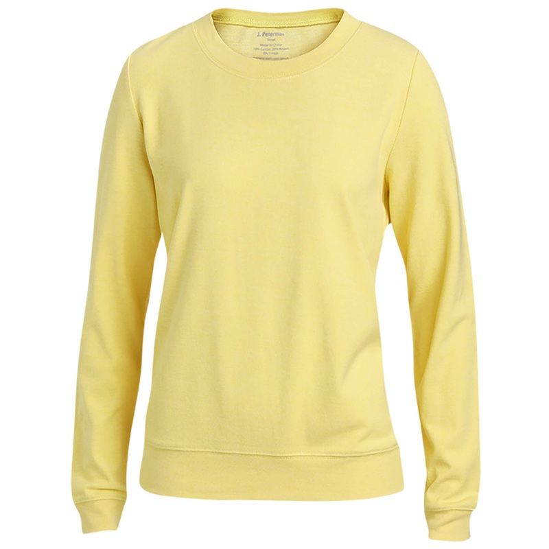 Hanging Out Crew|Pale Yellow|Soft Aqua|X-Small