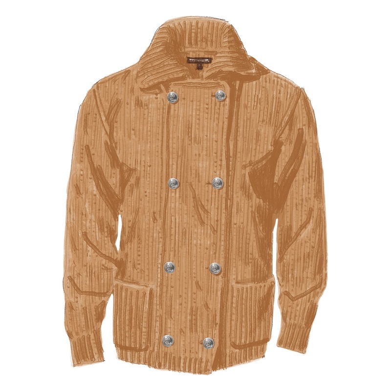 Mariner’s Cardigan|Beige|Navy|Small|Medium|Large|X-Large|XX-Large|XX Large