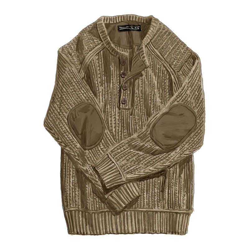 Survivalists Two-Tone Henley Sweater