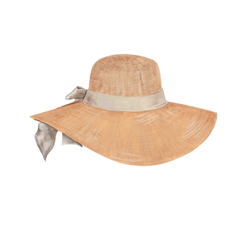 Amara Hat|Tea|Black|Natural|OS