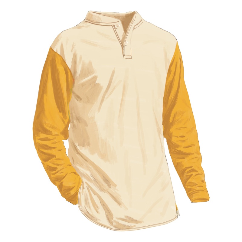 Authentic Baseball Sleeves|Natural Gold|Natural Red|Small|Medium|Large|X Large|XX Large