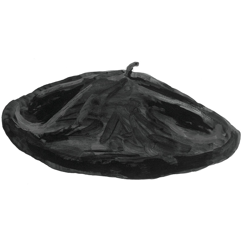 Authentic Basque Beret|Black|Small|Medium|Large|X Large