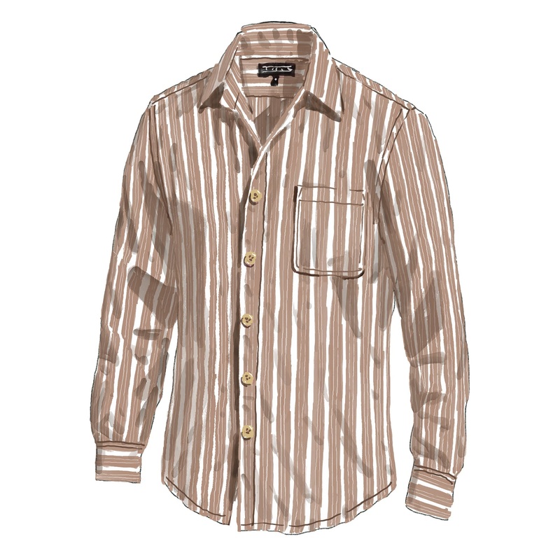 Free Agent Basketweave Pinstripe Shirt