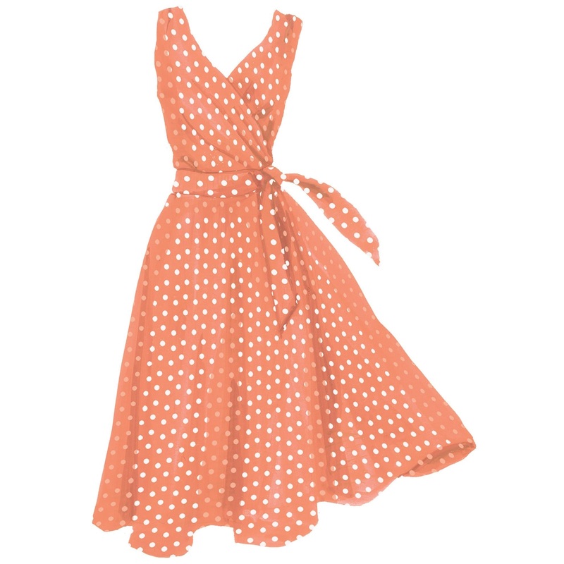 Stendhal Dress|Peach|Lime|Hot Pink|Sky|0|2|4|6|8|10|12|14|16|18|20|22