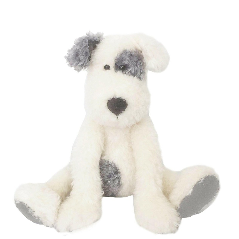 JOJO SHAGGY DOG PLUSH TOY|JoJo-White&Gray