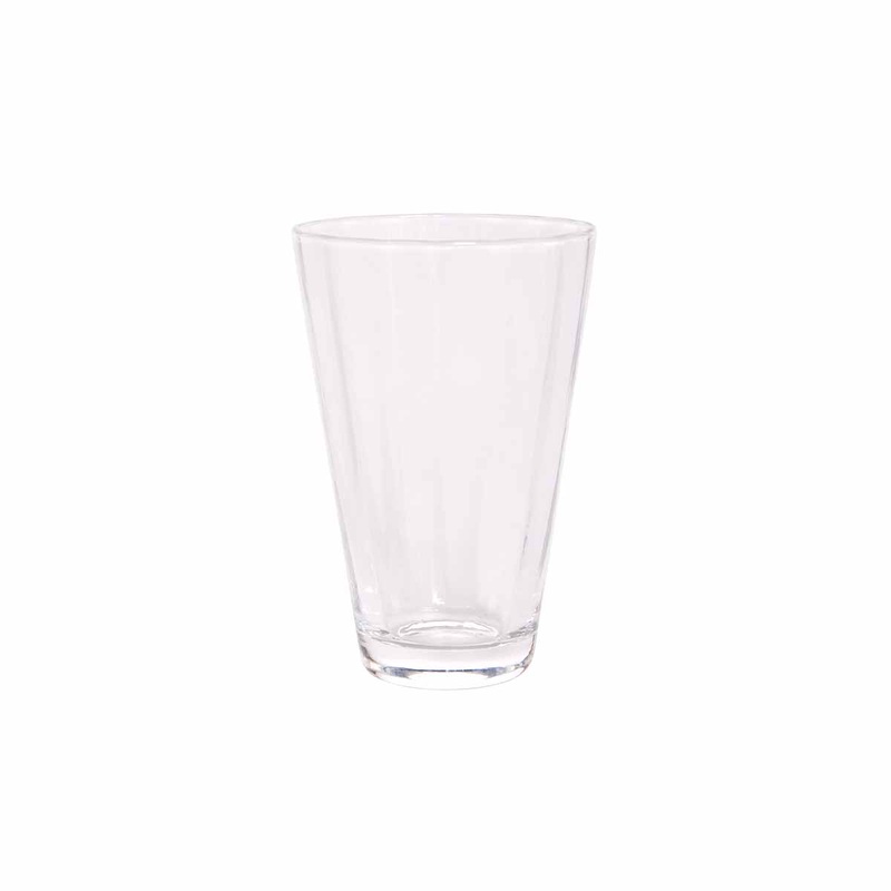 Yuka Groove Glass Set in Clear