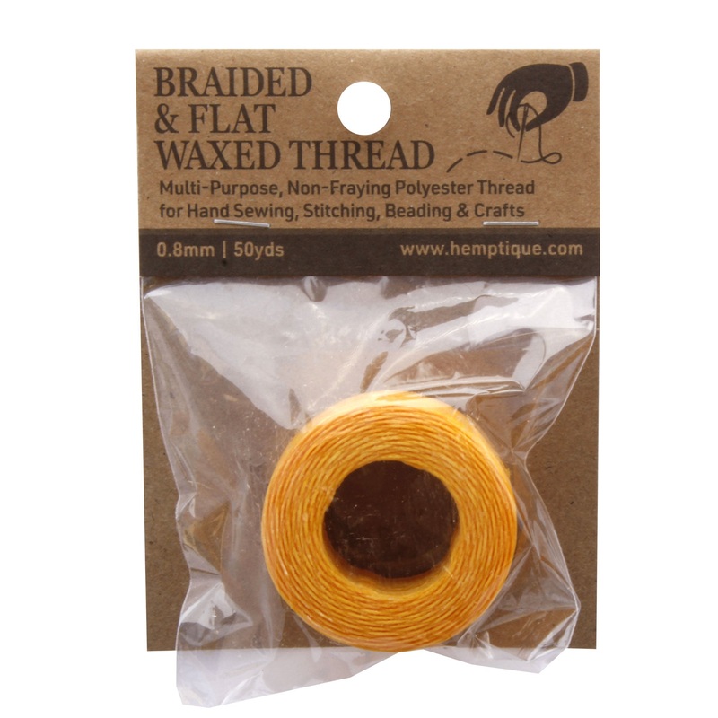 0.8mm Braided & Flat Waxed Thread