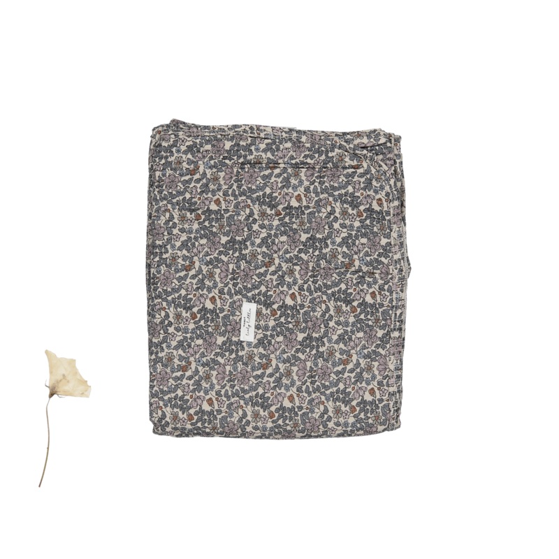 The Printed Blanket – Floral Ribbed