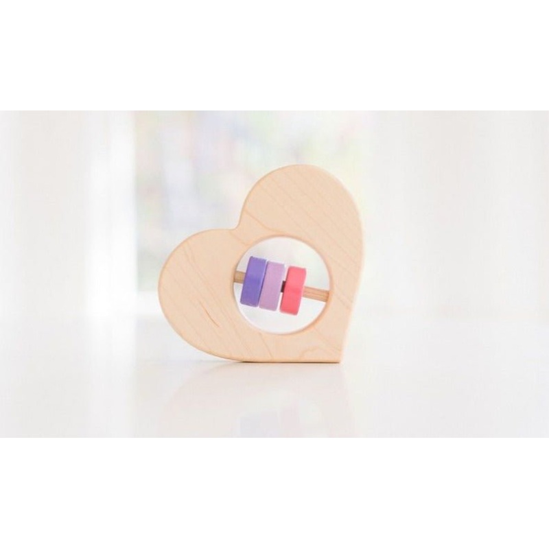 Heart Baby Rattle