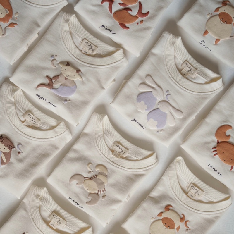 Zodiac T-Shirt|Aries|Aquarius|Cancer|Capricorn|Gemini|Leo|Libra|Pisces|Sagittarius|Scorpio|Taurus|Virgo|0-3M|3-6M|6-9M|9-12M|12-18M|18-24M|2-3T
