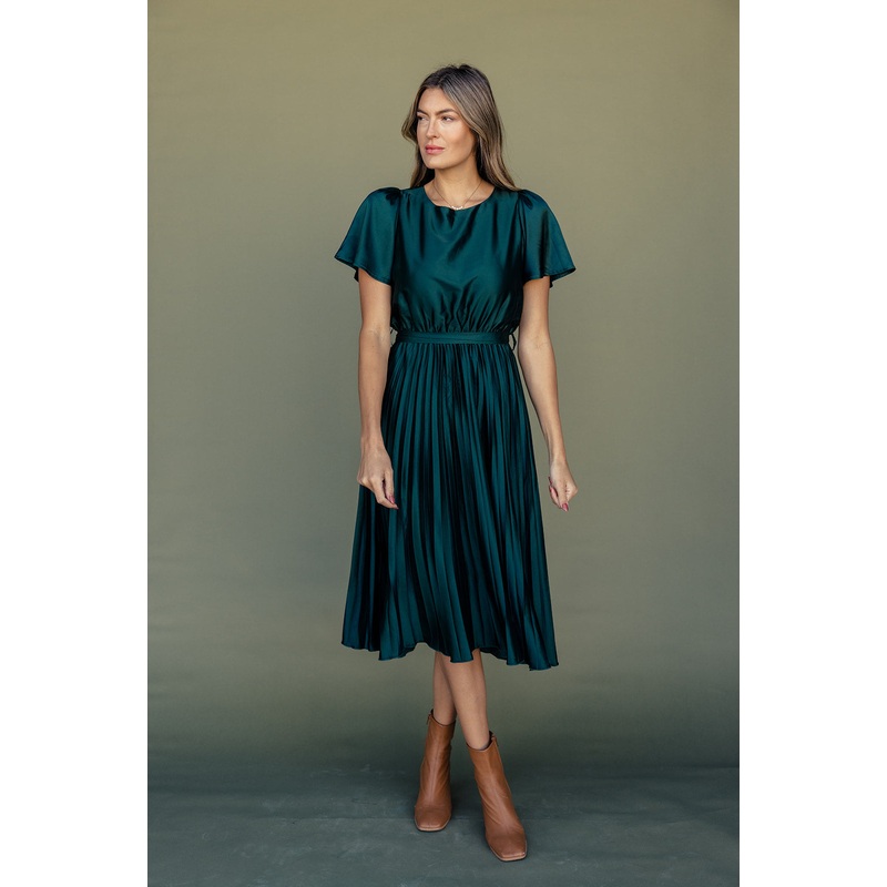 The Secret Garden Pleated Midi