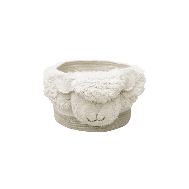WOOLABLE BASKET PINK NOSE SHEEP