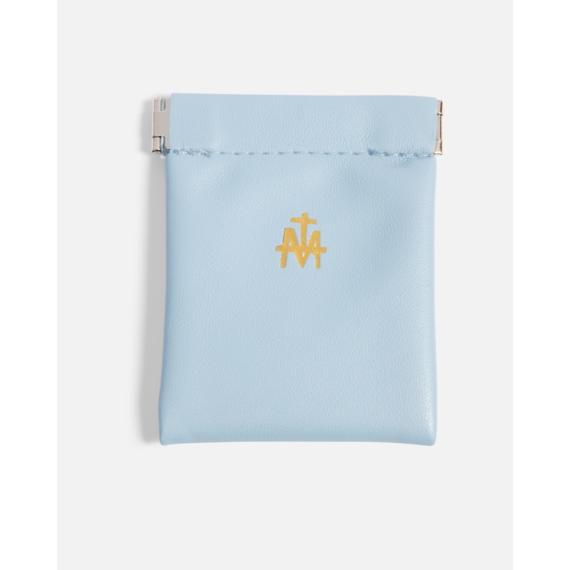 Blue Rosary Pouch