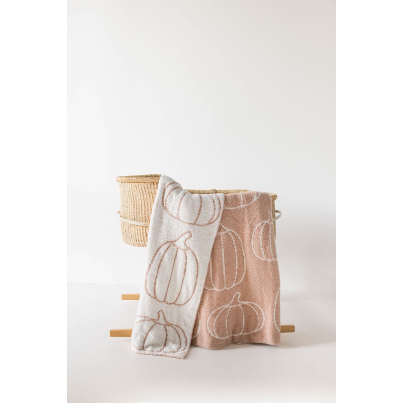 Plush Blanket | Pumpkin Pie|Baby 45×45|Adult 55×75