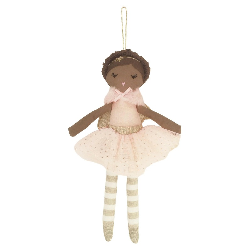 ADA PINK ANGEL DOLL ORNAMENT