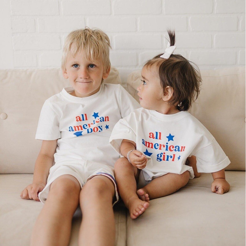 All American Girl T-Shirt Romper