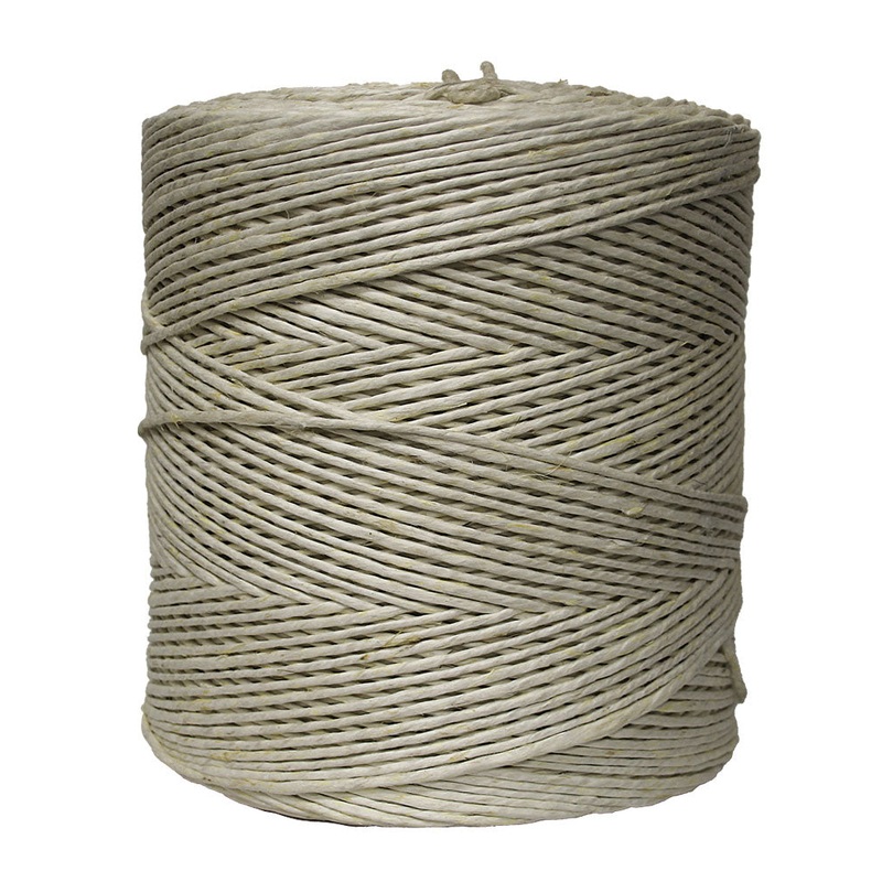 170lb. Hemp Cord 7 Kilo Spool|Black (Charcoal)|White (Popcorn)