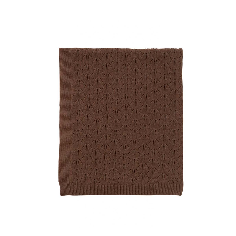 Lana Baby Blanket – Brown
