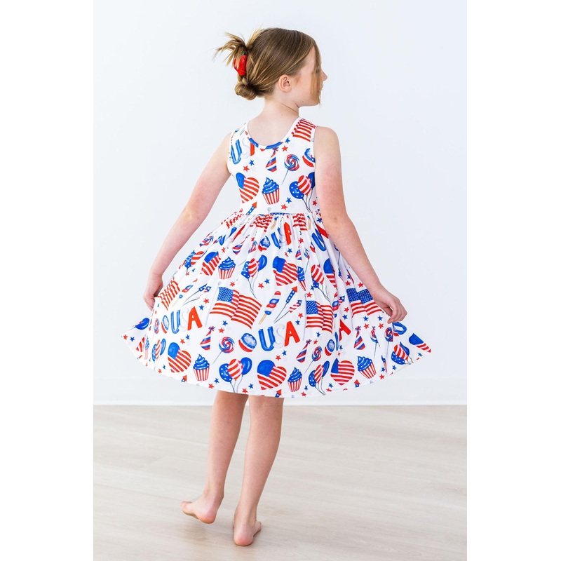 Party in the USA Tank Twirl Dress