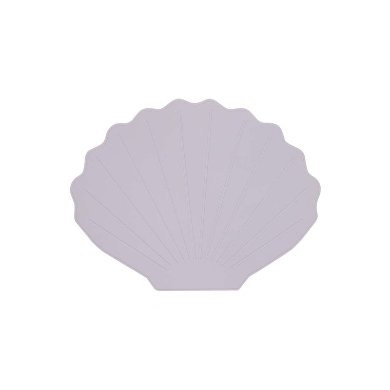 Placemat Scallop|Lavender|Nutmeg