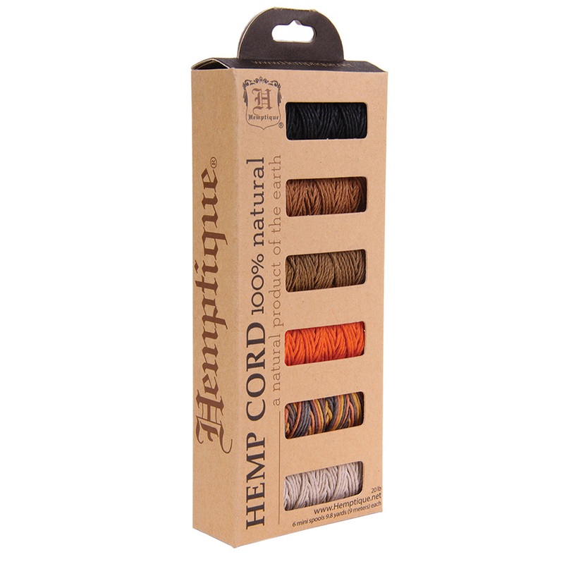 #20 Hemp Cord 6-Pack Mini Spools