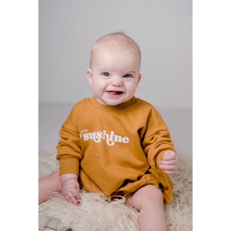 You Are My Sunshine Sweatshirt Romper