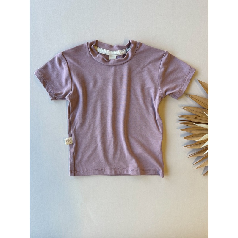 0/3m Crew Neck Essential Tee | Baby & Toddler | Luxury Bamboo | Periwinkle
