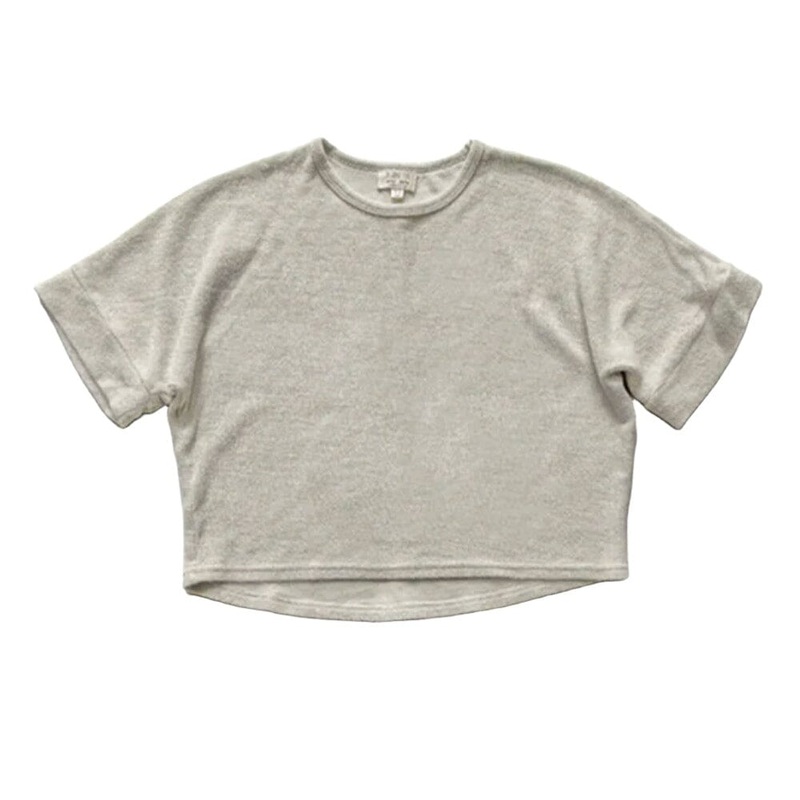 The Oversized Terry Top – Ecru