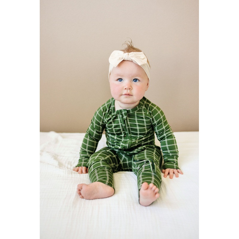 All Spruced Up Bamboo Zippy Romper