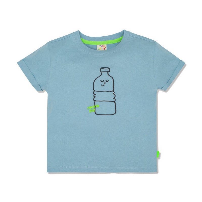Bottle Kid T-Shirt – Slate Blue/bottle