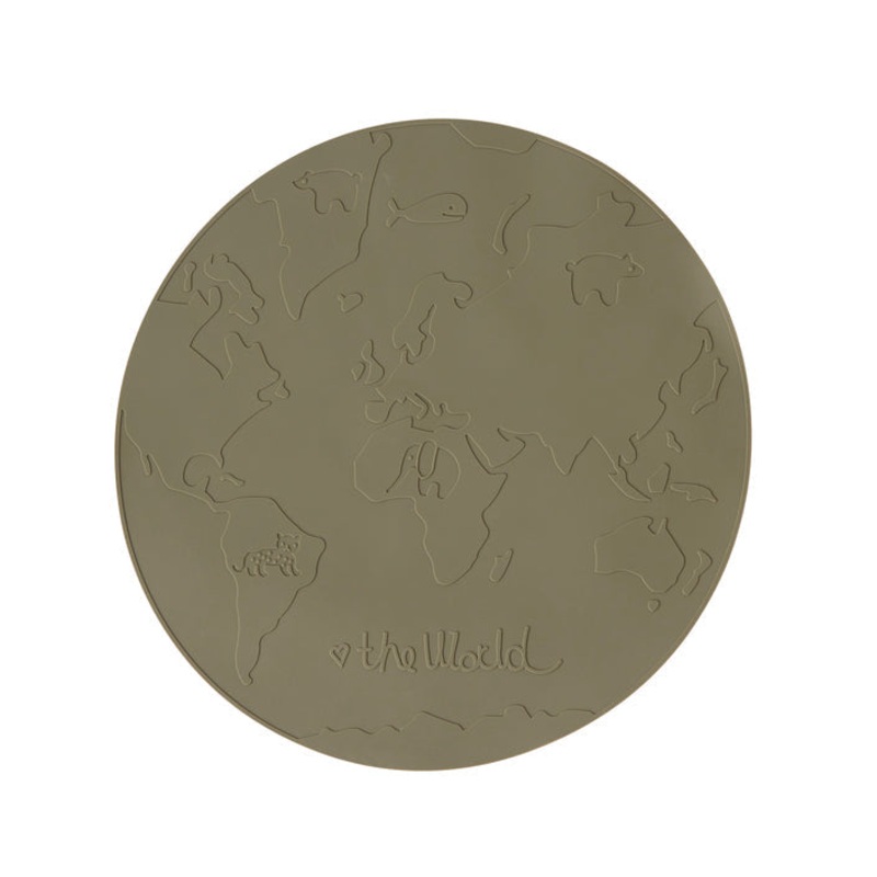 Placemat The World – Olive
