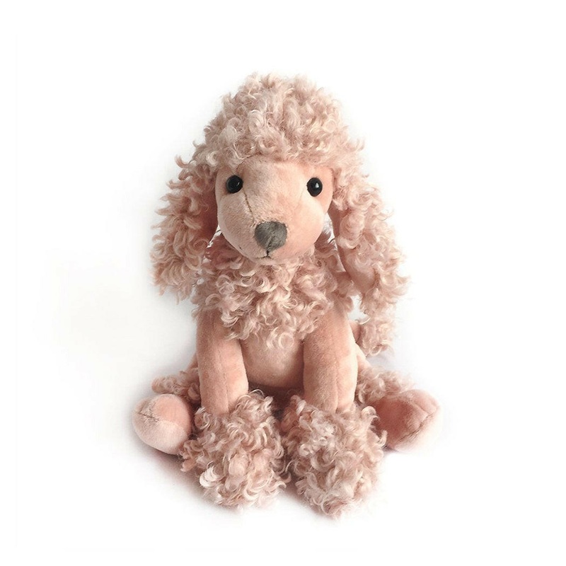 ‘Paris’ Mauve Poodle Plush Toy