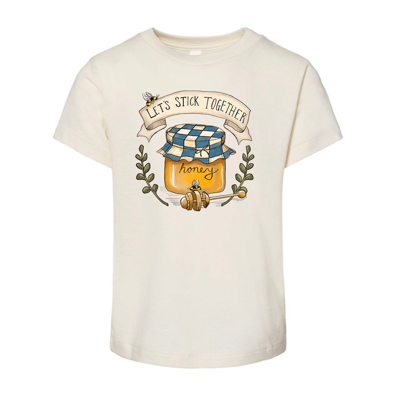 Let’s Stick Together- Natural [Children’s Tee]