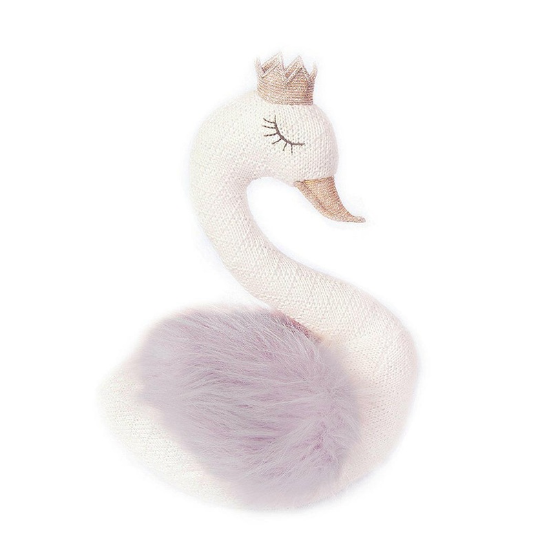 ‘Sofi’ Princess Swan Knit Stuffed Animal