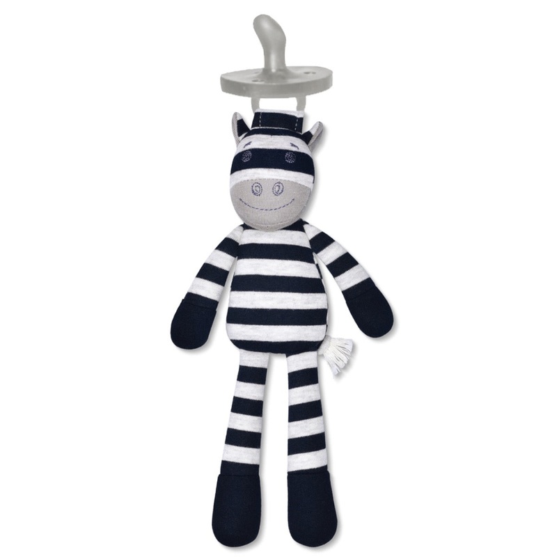Ziggy Zebra – Pacifier Buddy